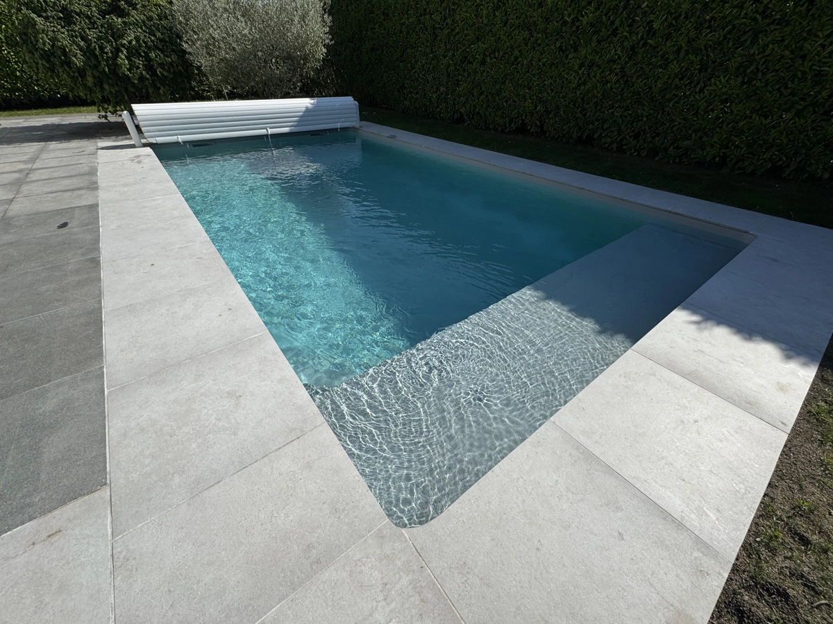 Rénovation d'une piscine à Eschentzwiller en Alsace